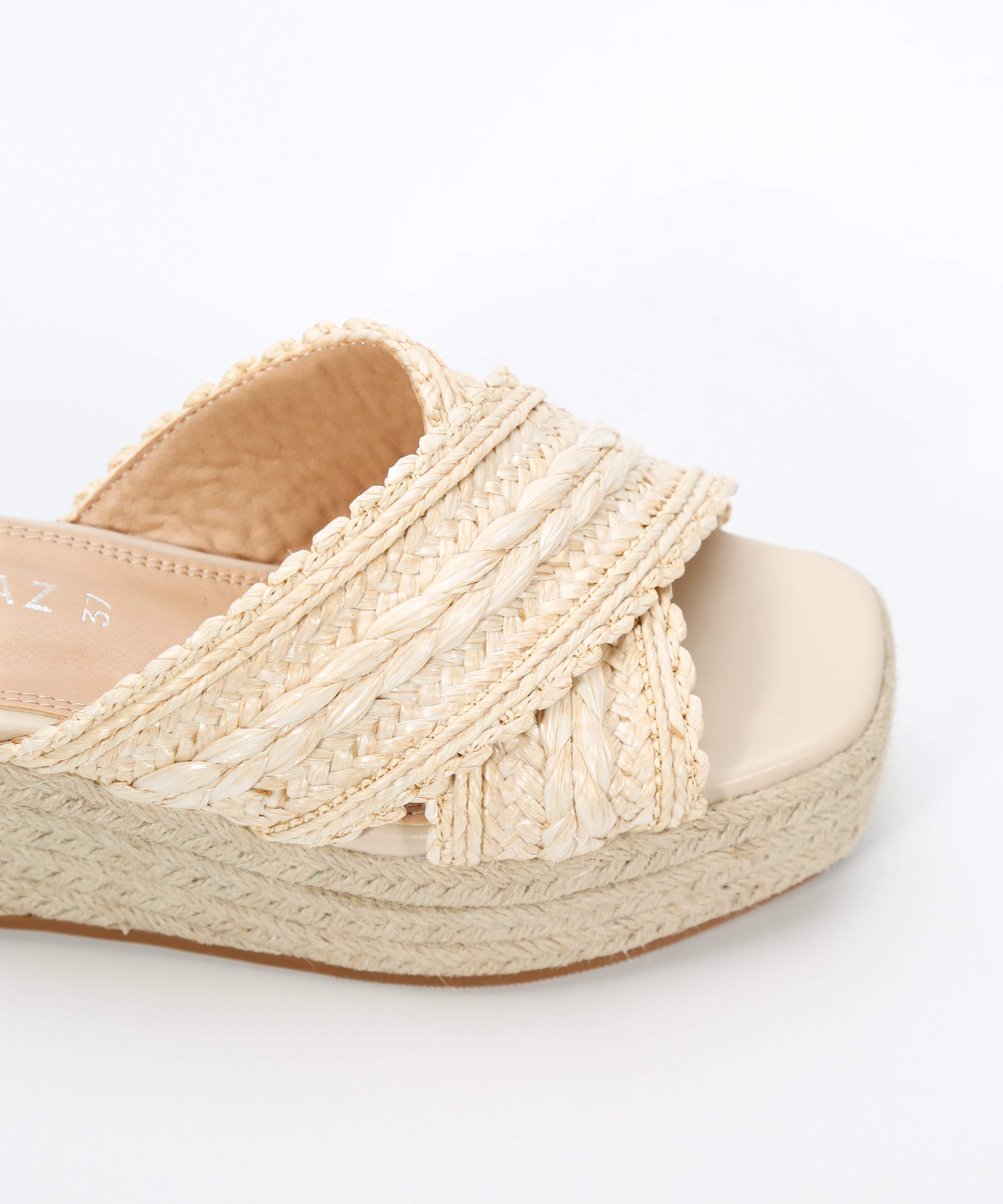 Sandalias plataforma cruceta detalles image number null
